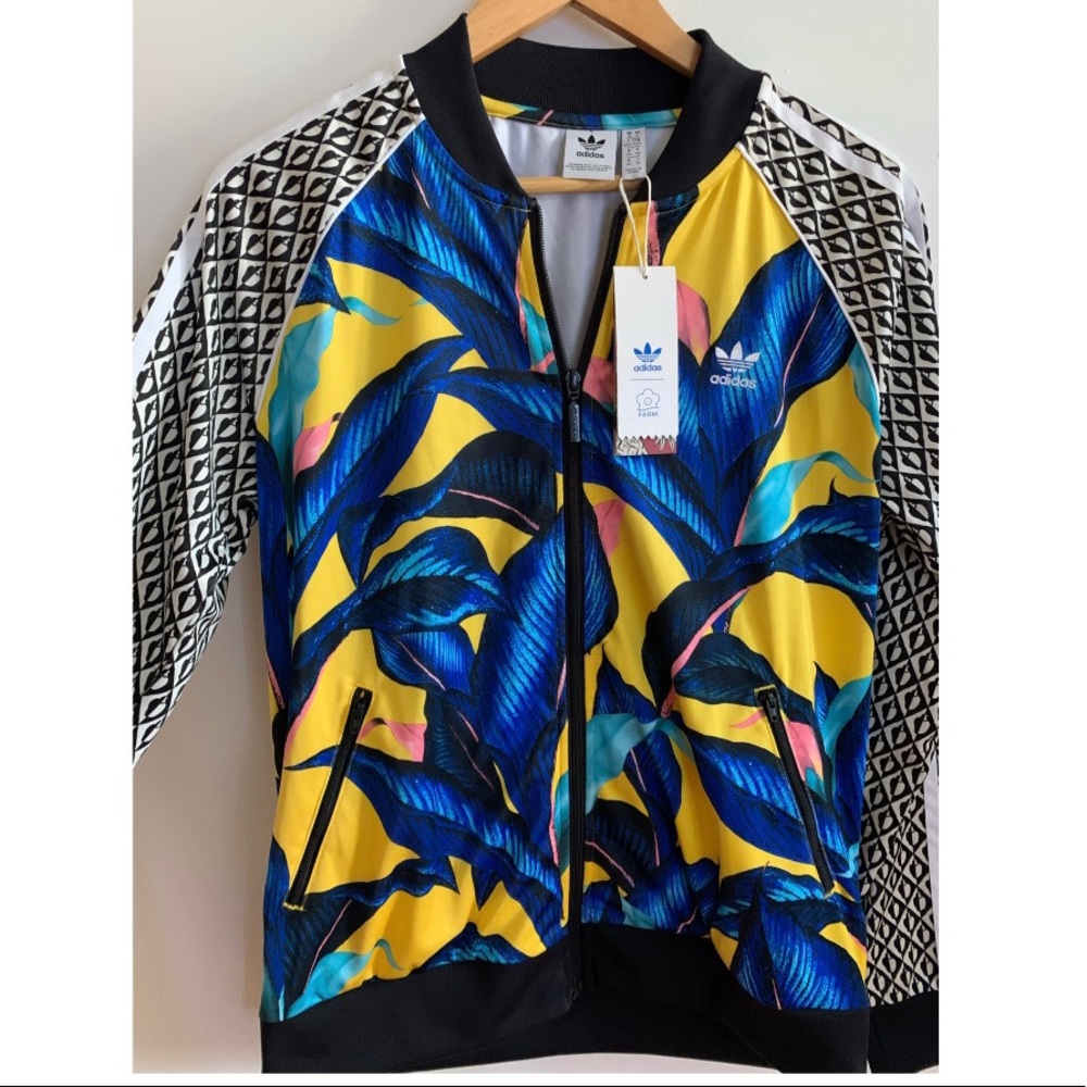 Adidas zip up track jacket